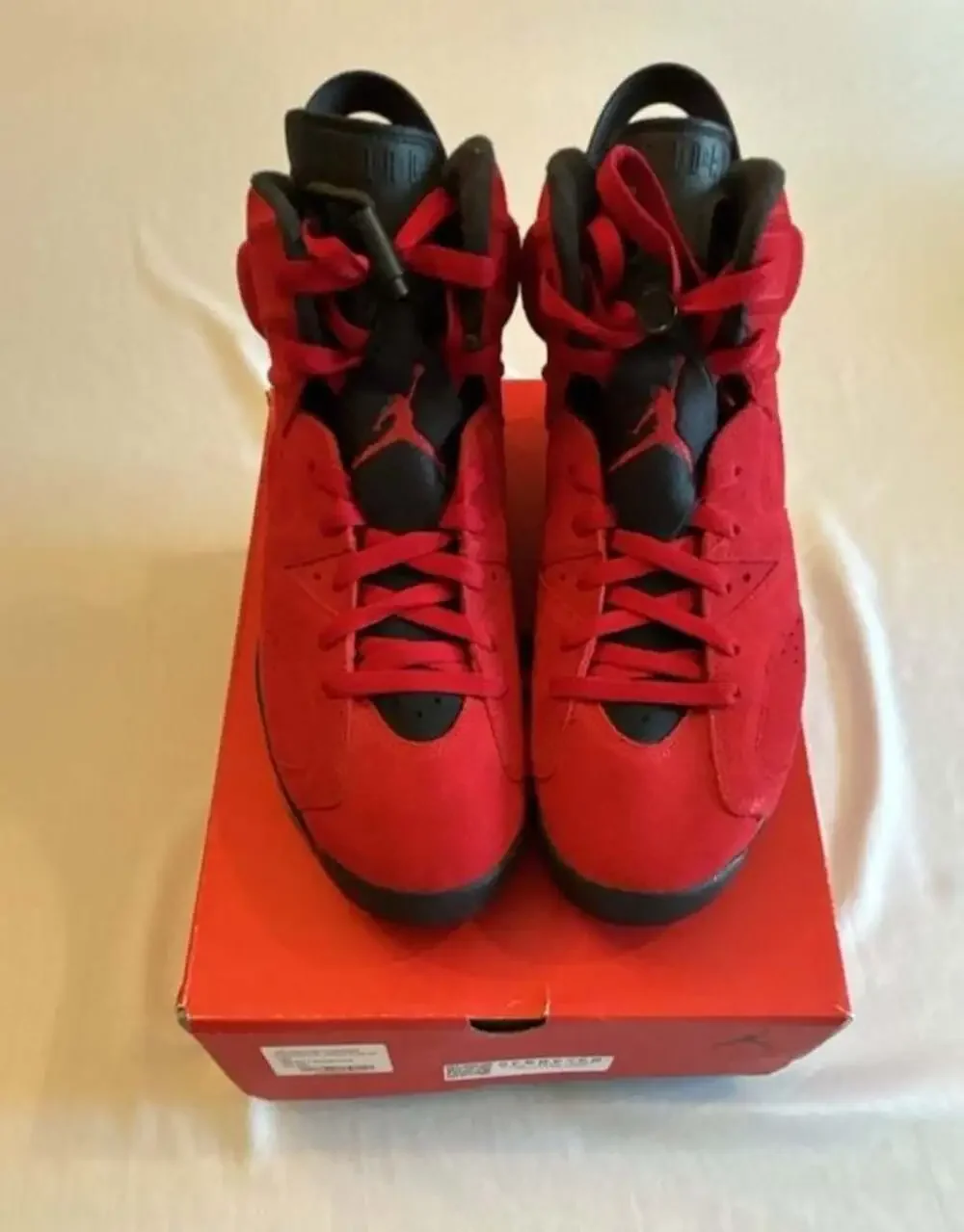 Nike Air Jordan 6 Retro Toro Bravo Varsity Red Black Size 10.5 CT8529-600
